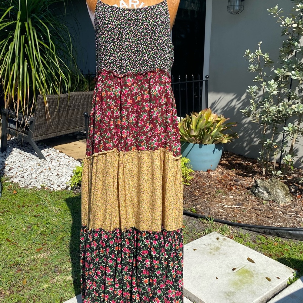 Natural Life Patchwork Maxi dress